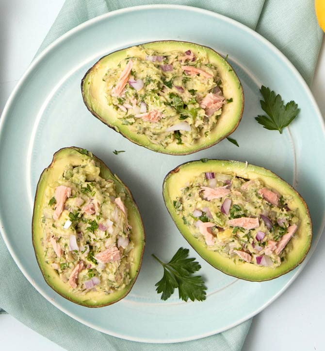 Avocado Tuna Salad Cups